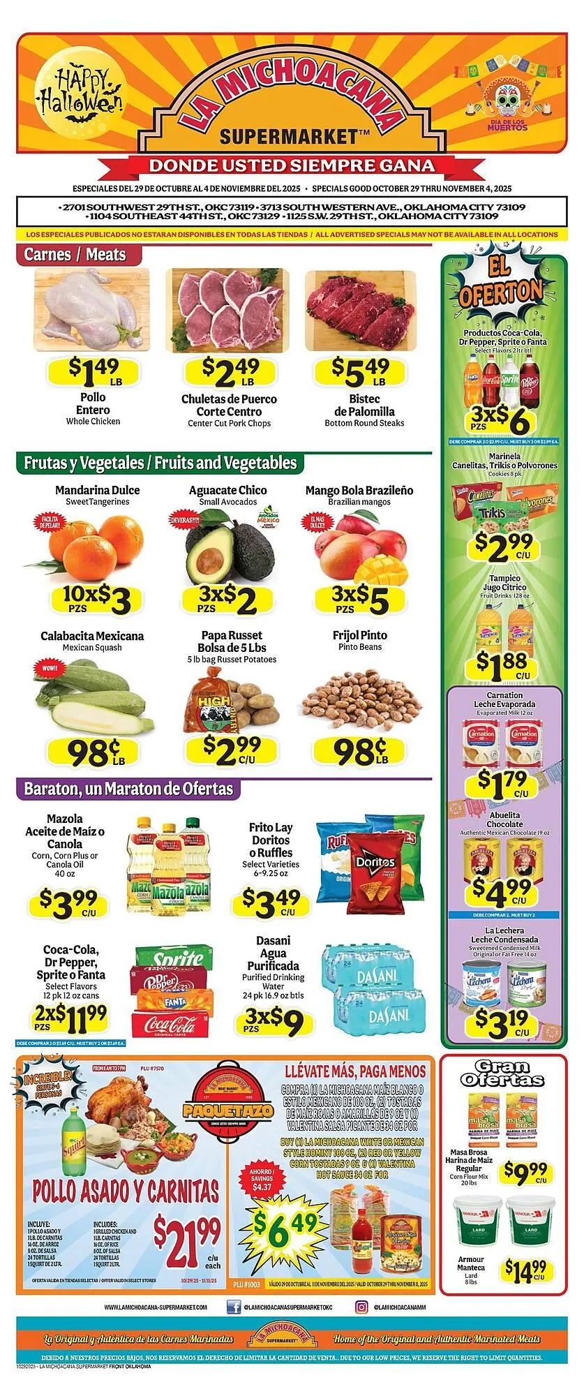 La Michoacana weekly ad - 1