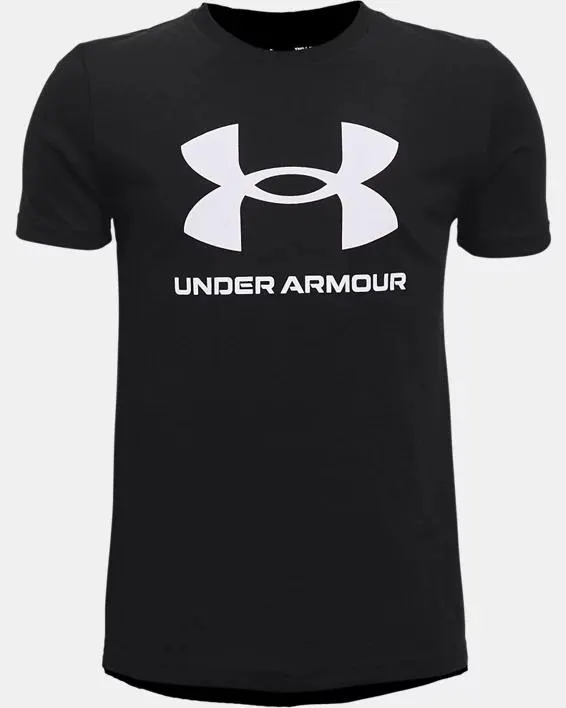 Boys' UA Sportstyle Logo Short Sleeve
