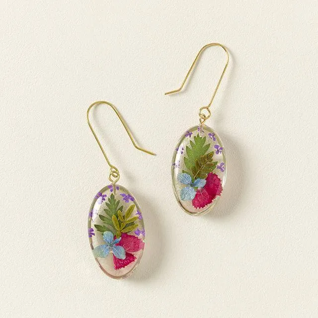 Mother & Daughter Flower Earrings