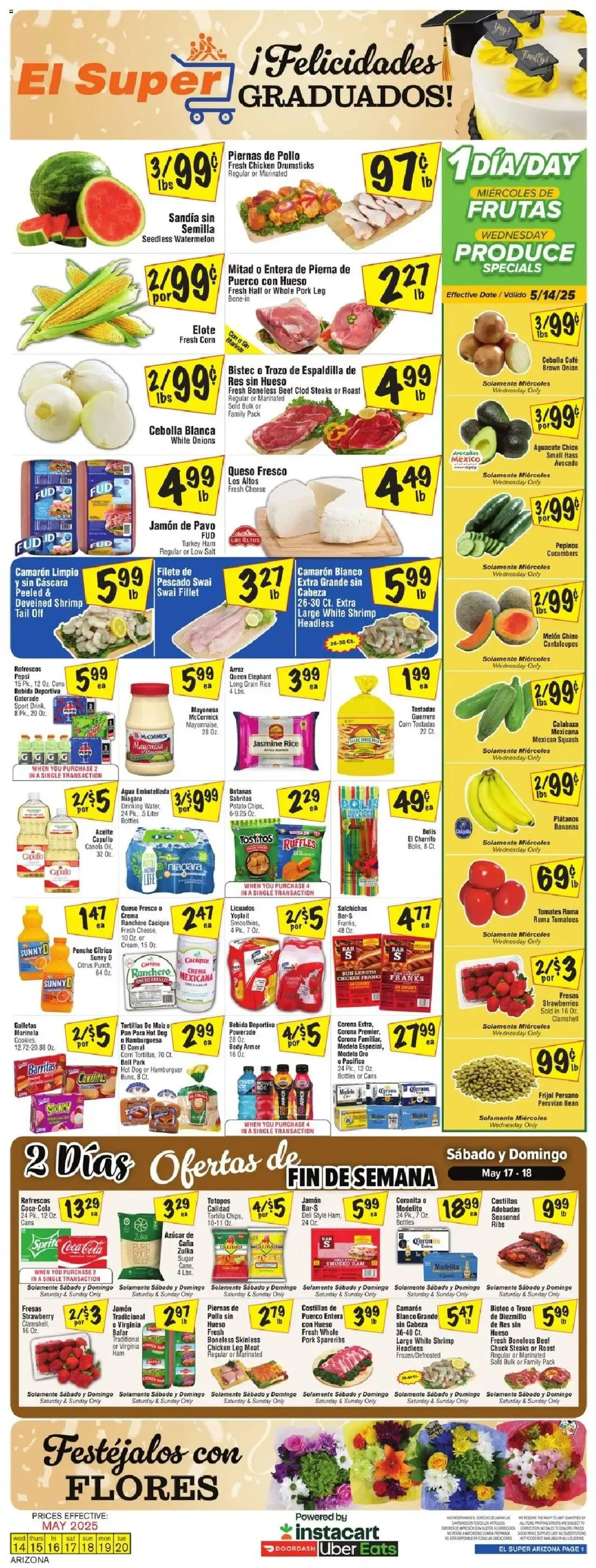 Weekly ad El Super Weekly Ad - AK from May 14 to May 20 2025 - Page 1