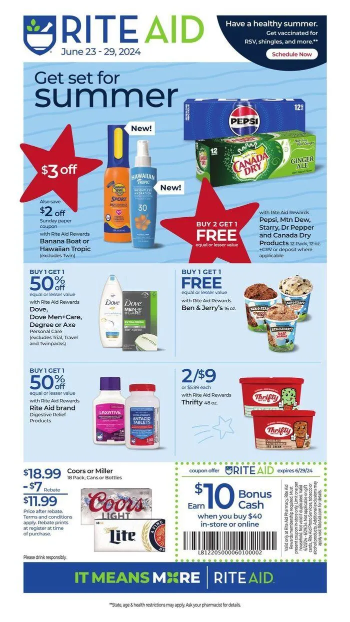 Weekly ad Get Set For Summer from June 23 to June 29 2024 - Page 1