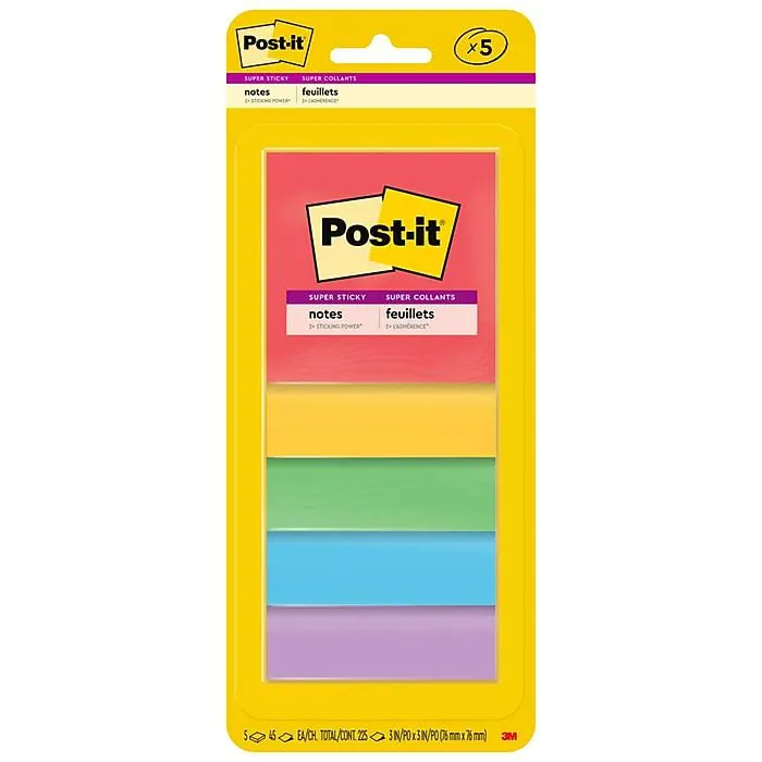 Post-it Super Sticky Notes,