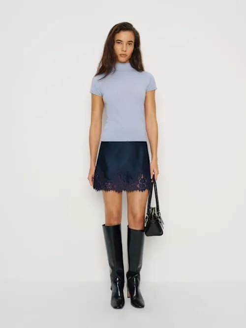 Carolina Silk Mini Skirt