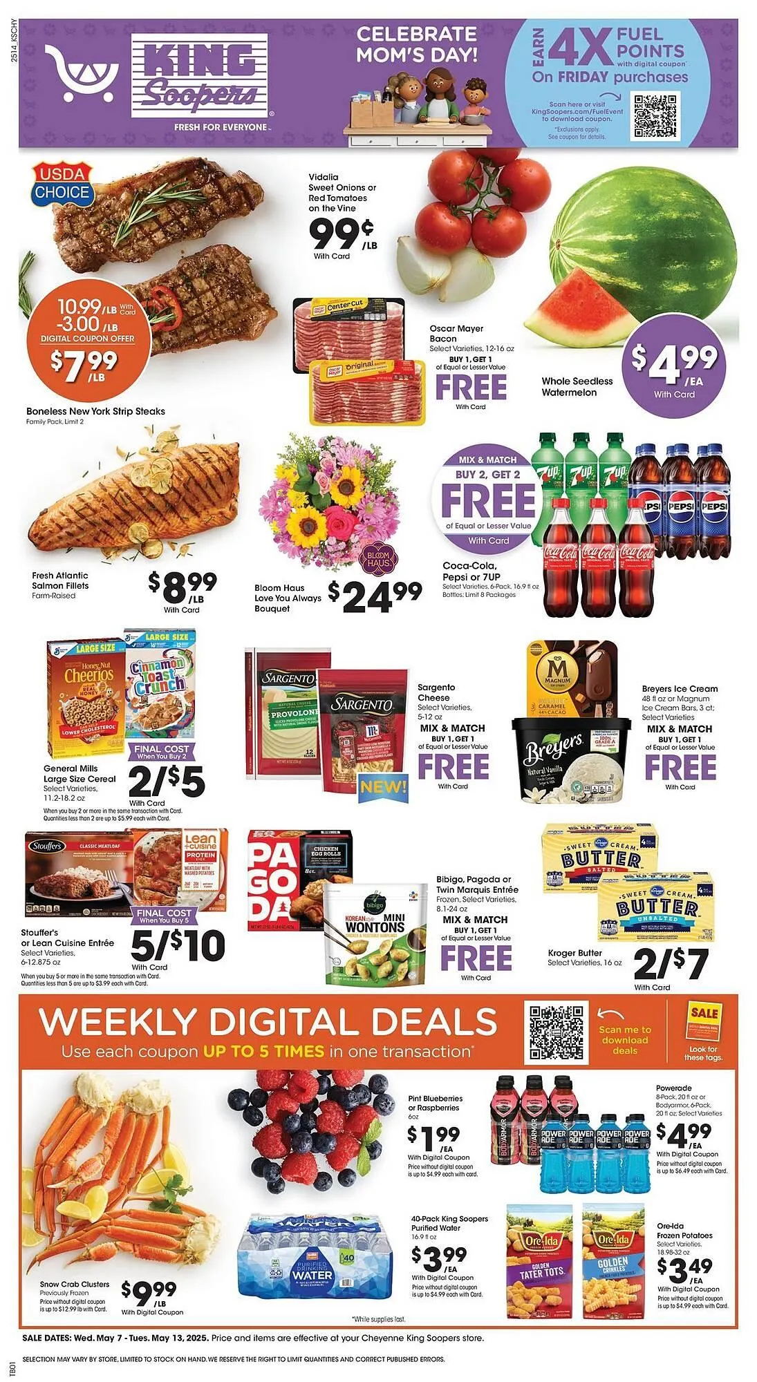 Weekly ad King Soopers Weekly Ad from May 7 to May 13 2025 - Page 1