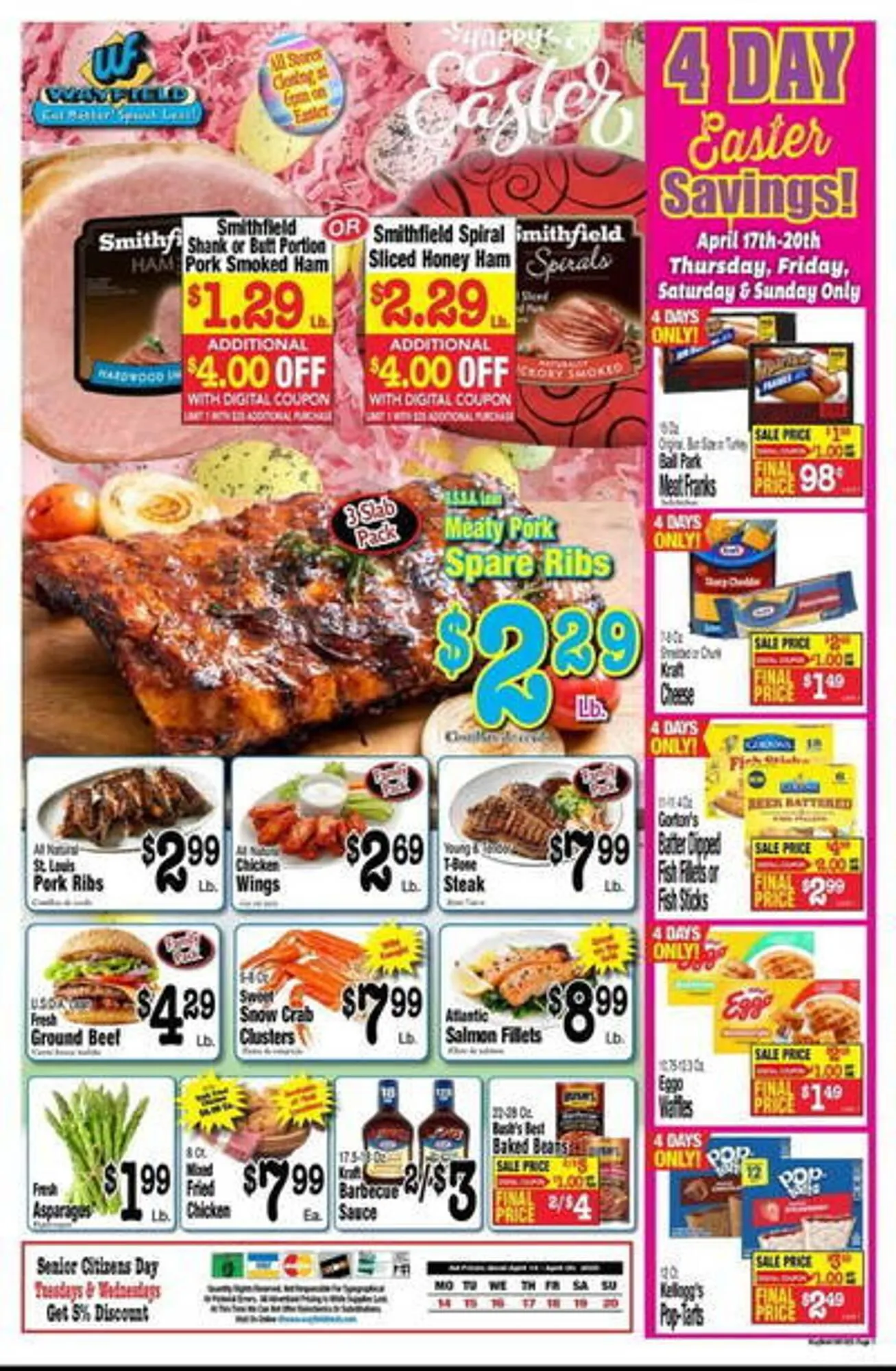 Catálogo de Wayfield Weekly Ad 14 de abril al 20 de abril 2025 - Página 1