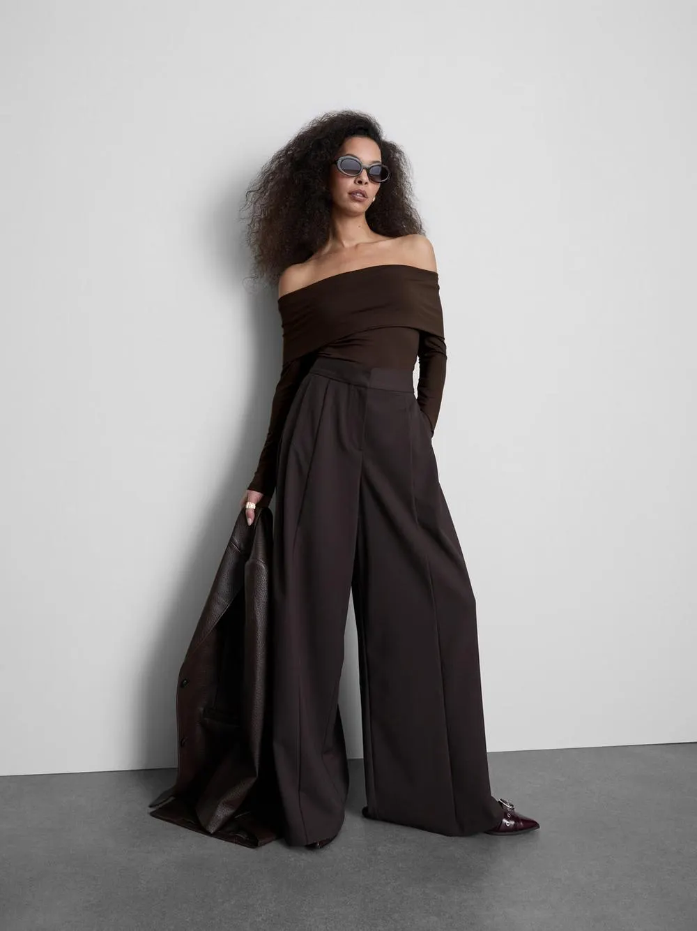 Long Sleeve Bardot Top