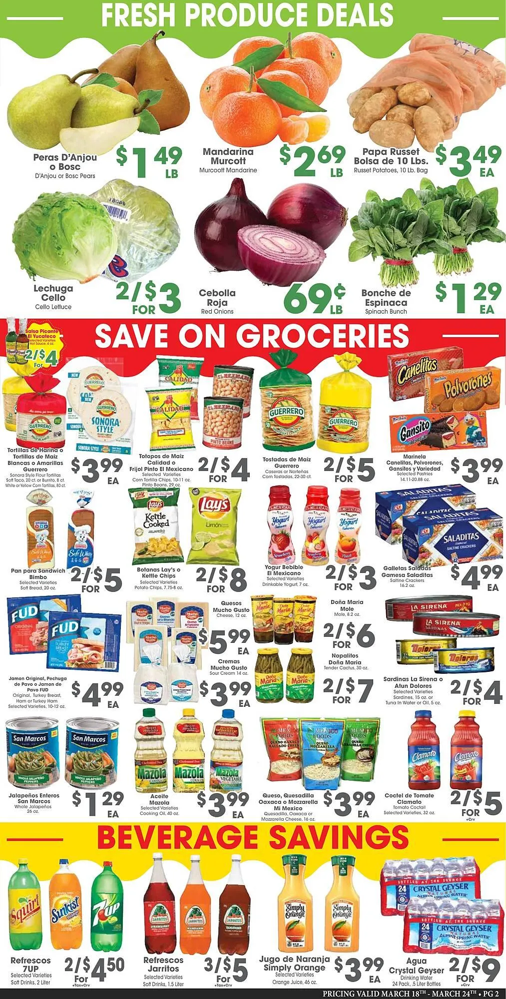 Weekly ad Arteagas Food Center weekly ad from March 18 to March 24 2026 - Page 2