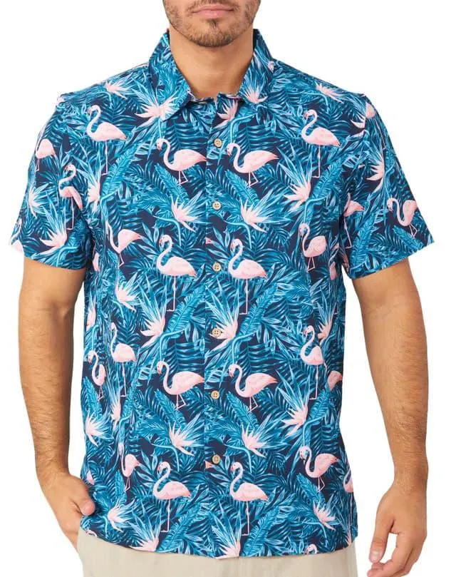 PROJEK RAW Mens Print Short Sleeve Shirt