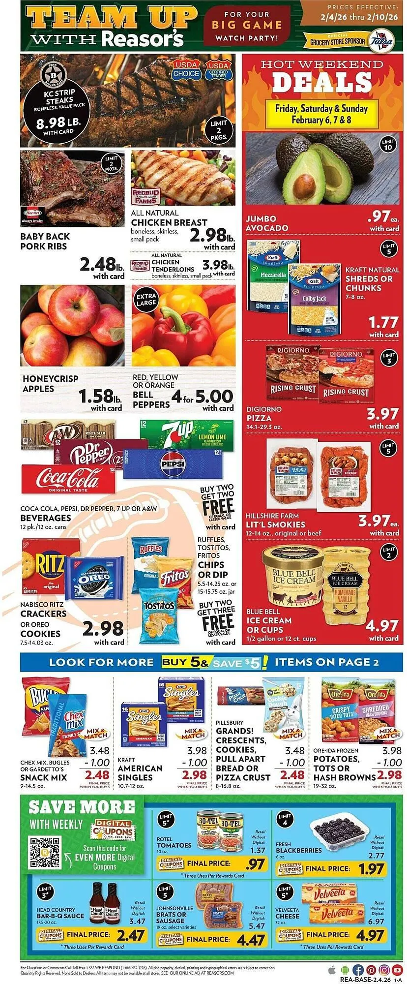 Weekly ad Reasors weekly ad from February 4 to February 10 2026 - Page 1