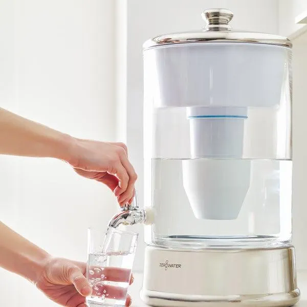 ZeroWater 40 Cup Ready-Pour Glass Water Dispenser