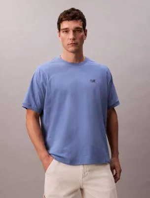 Cooling Pique Logo Graphic Relaxed T-Shirt