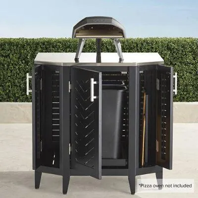 Westport Outdoor Kitchen in Jet Black Aluminum