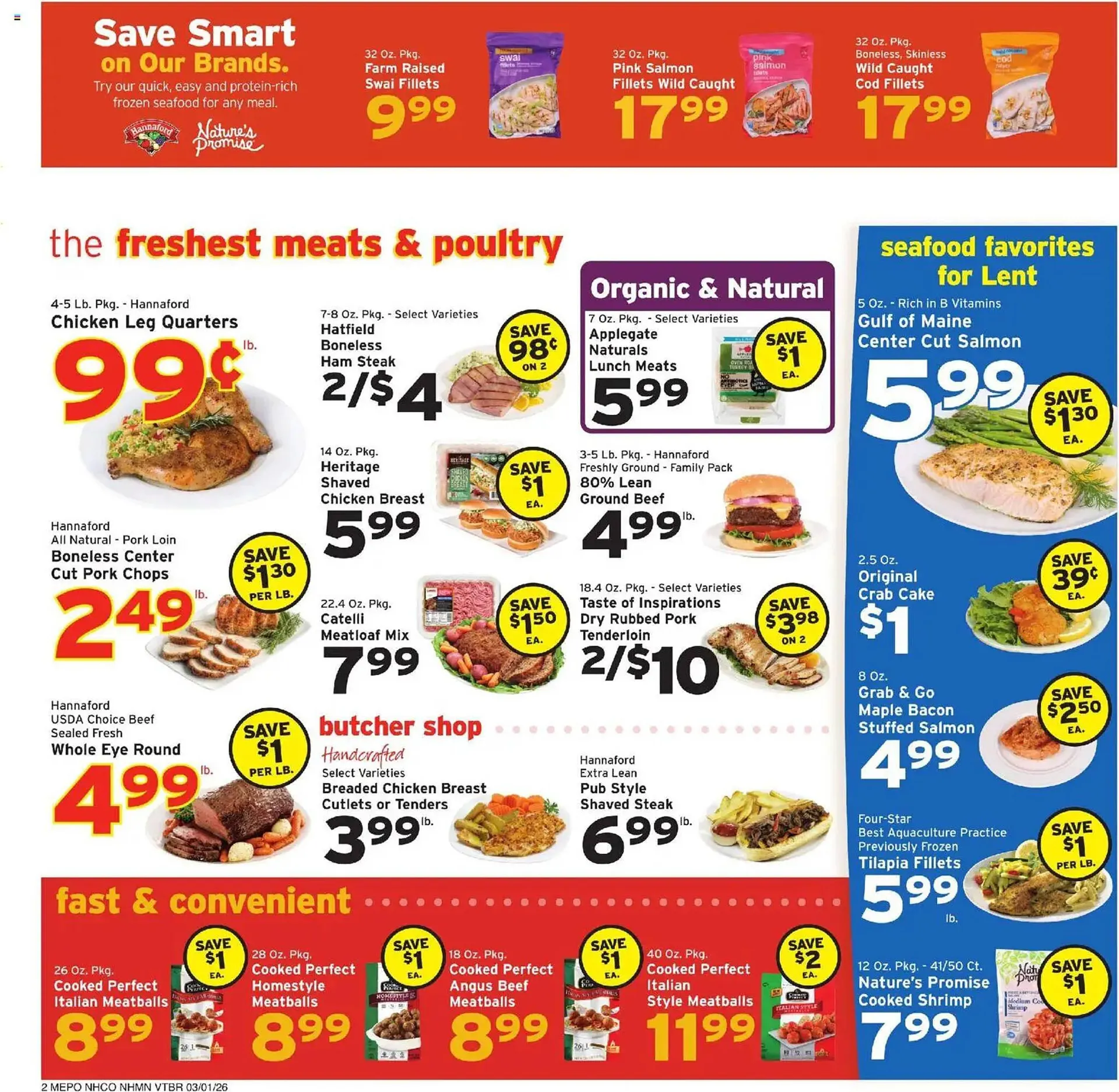 Weekly ad Hannaford flyer from March 1 to March 8 2026 - Page 2