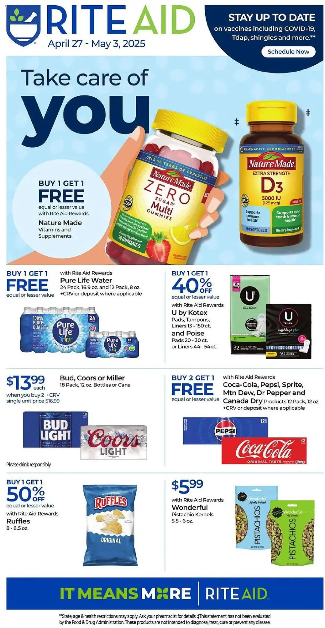 Catálogo de Rite Aid Weekly Ad 27 de abril al 3 de mayo 2025 - Página 1