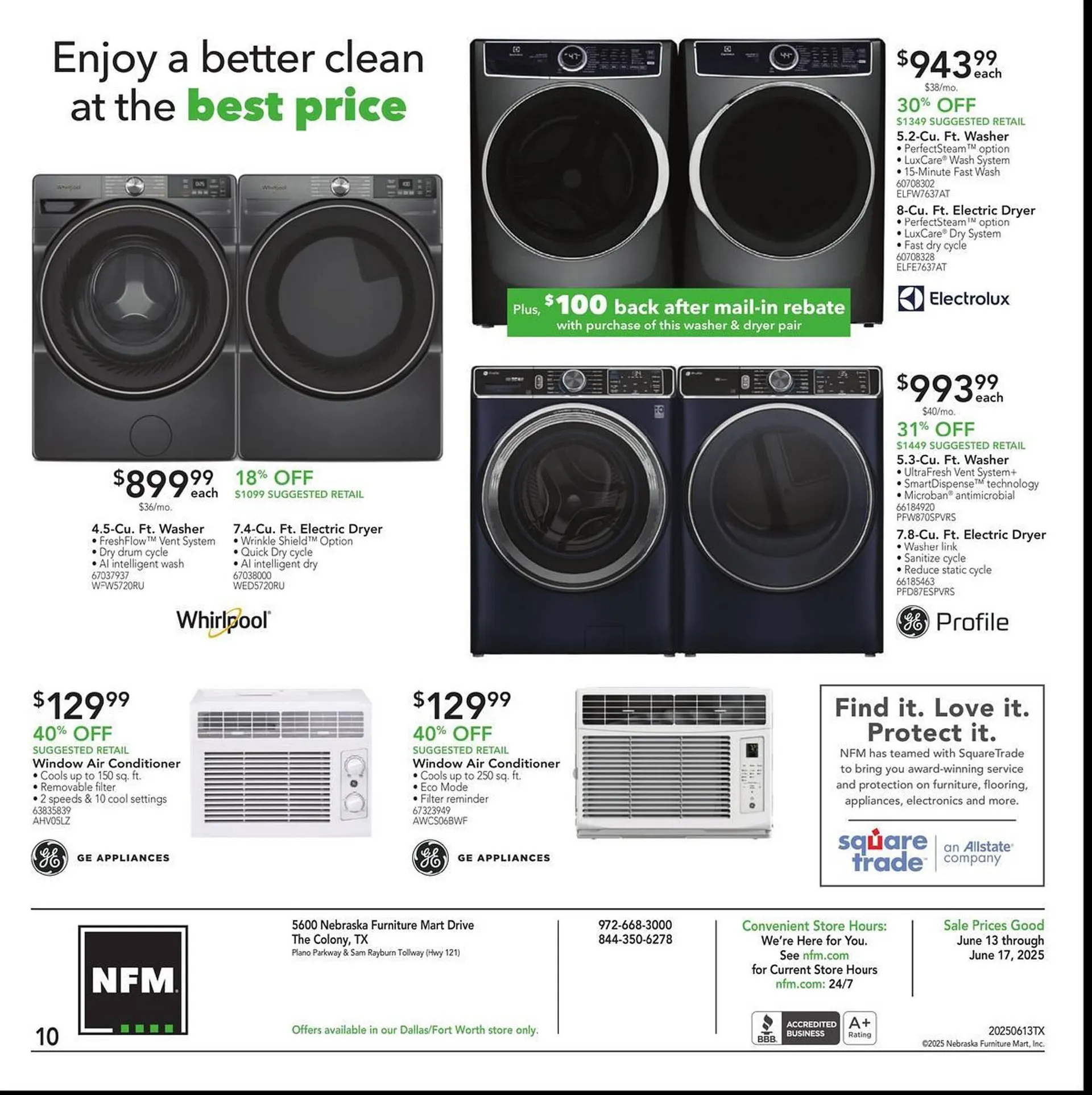 Weekly ad Nebraska Furniture Mart Weekly Ad from June 13 to June 17 2025 - Page 10