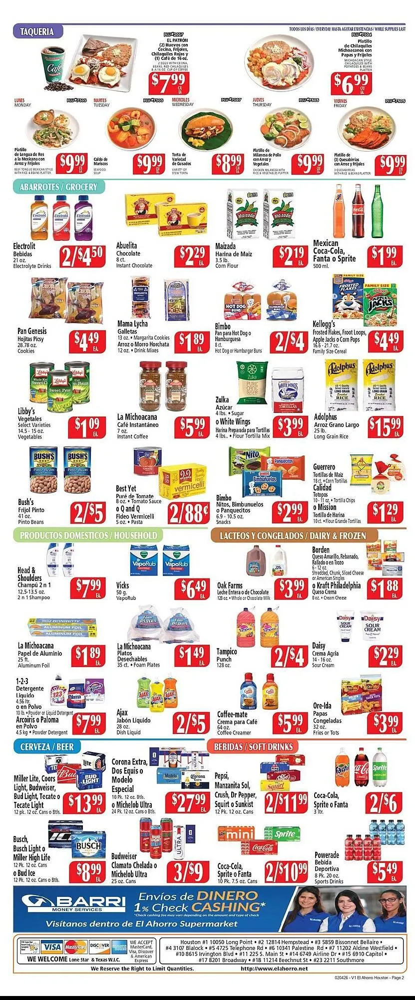 Weekly ad El Ahorro weekly ad from February 4 to February 10 2026 - Page 2