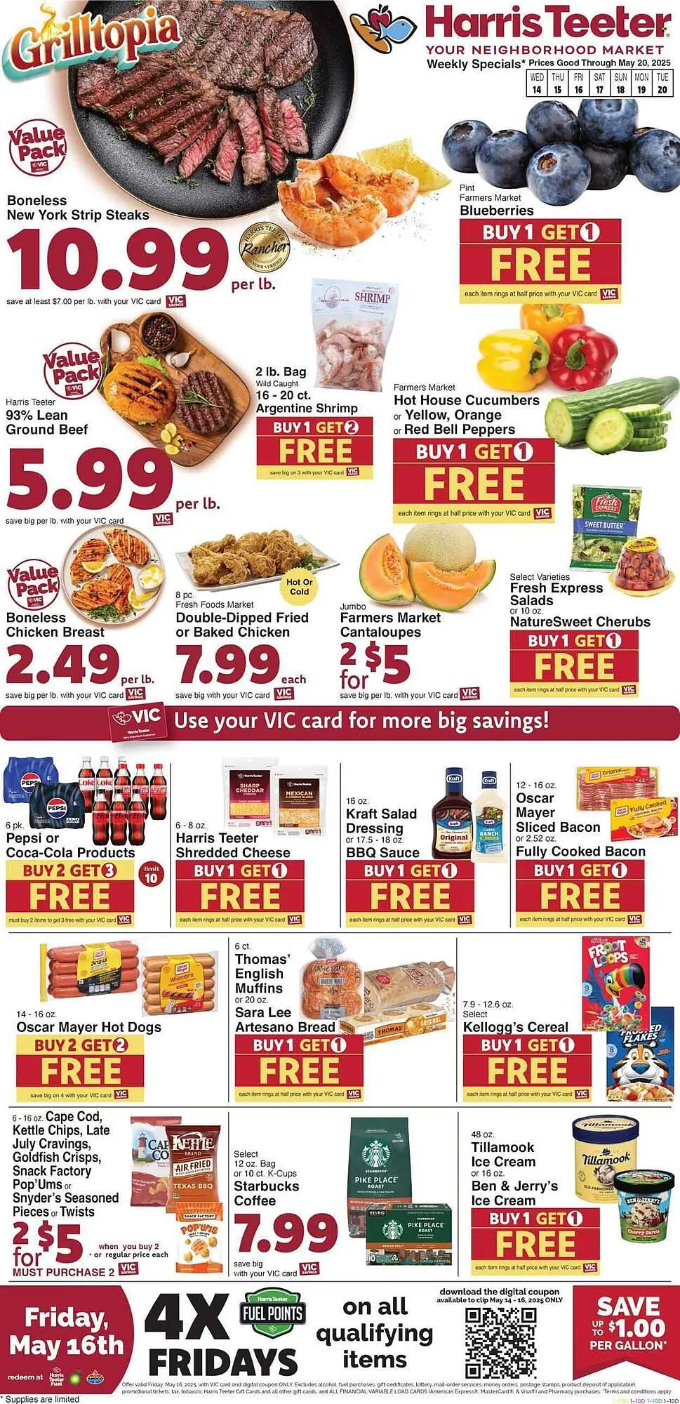 Catálogo de Harris Teeter Weekly Ad 14 de mayo al 20 de mayo 2025 - Página 1