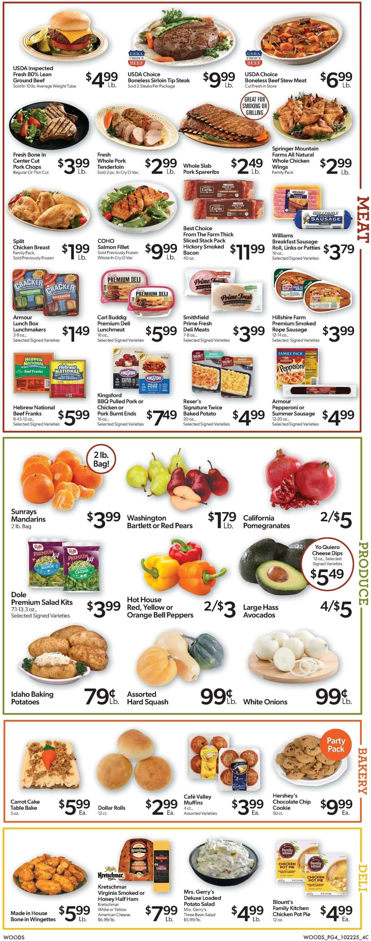 Weekly ad Woods Supermarket from October 22 to October 28 2025 - Page 4