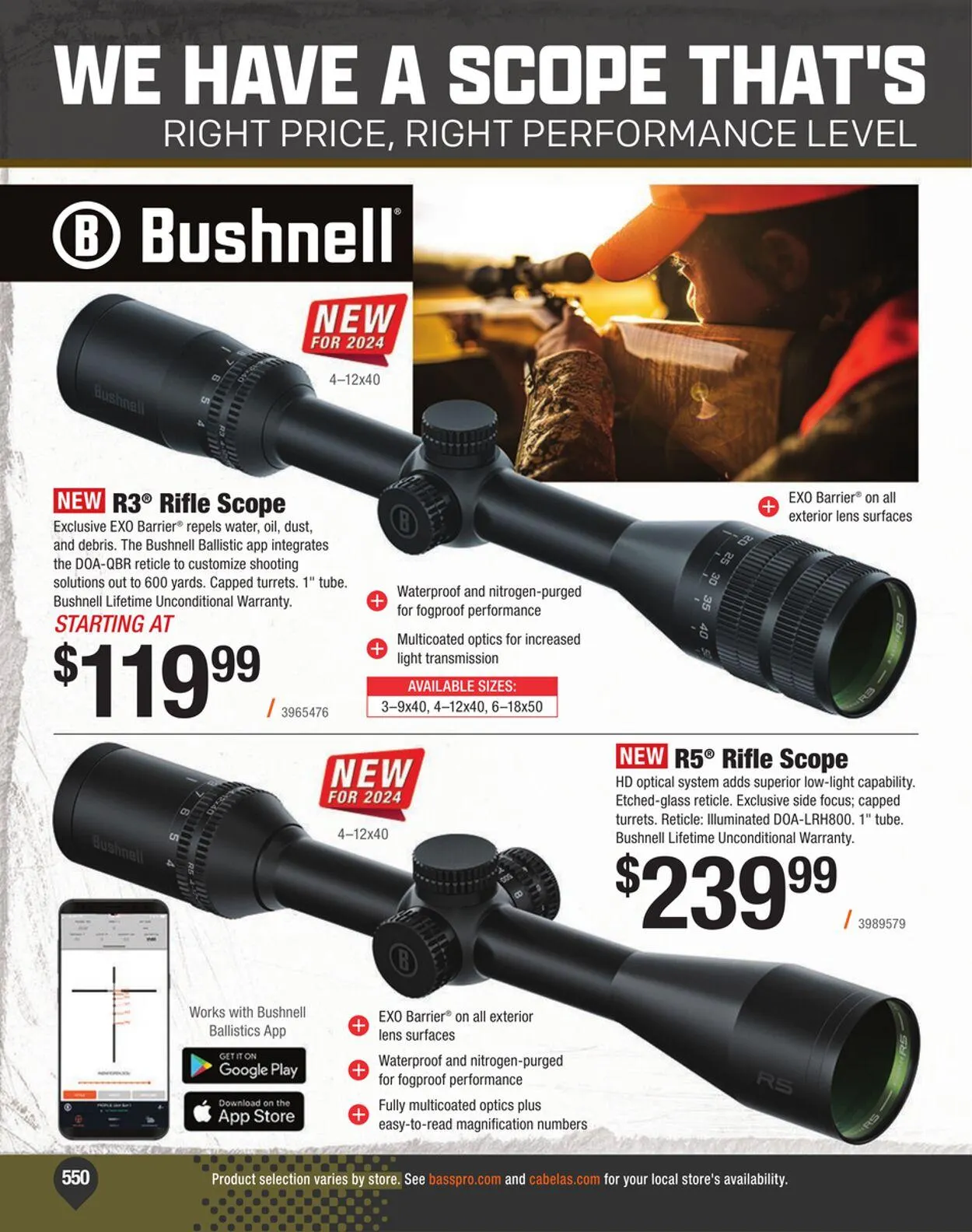 Weekly ad Bass Pro Current weekly ad from September 4 to September 18 2024 - Page 550