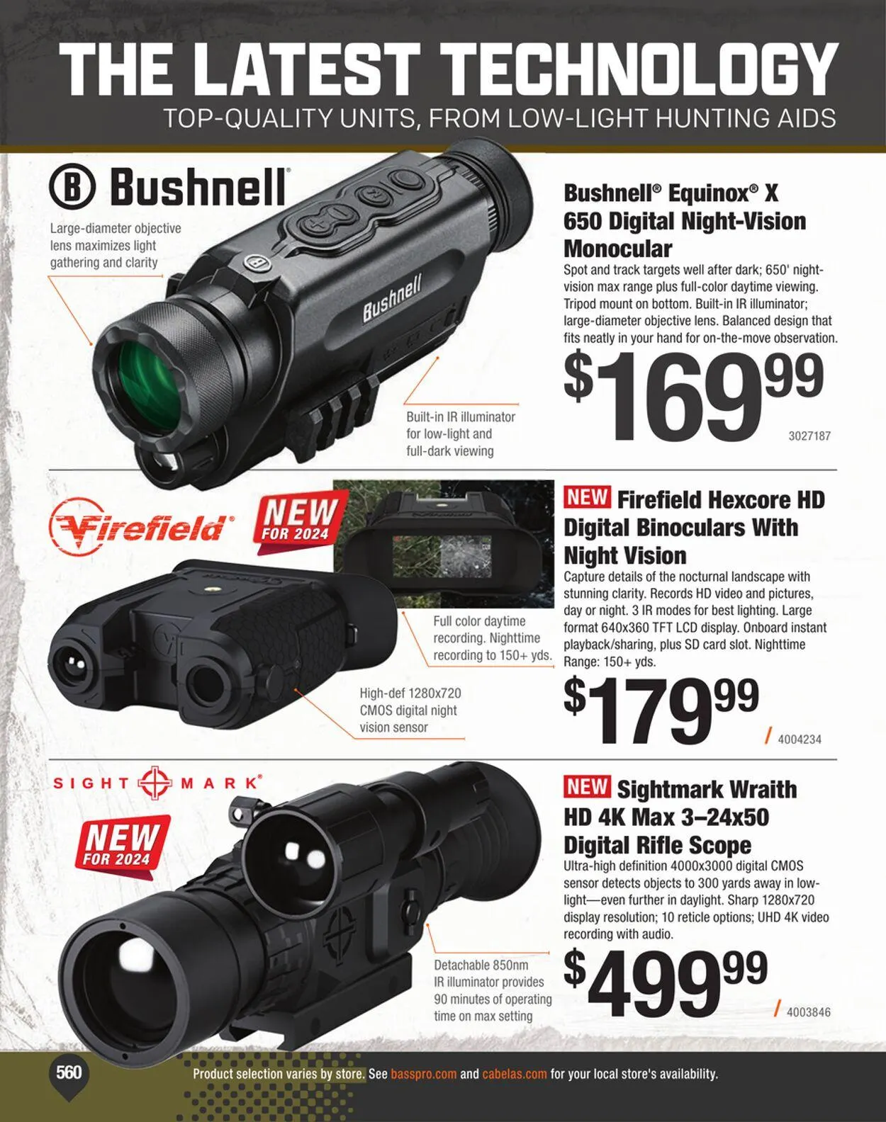 Weekly ad Bass Pro Current weekly ad from September 4 to September 18 2024 - Page 560