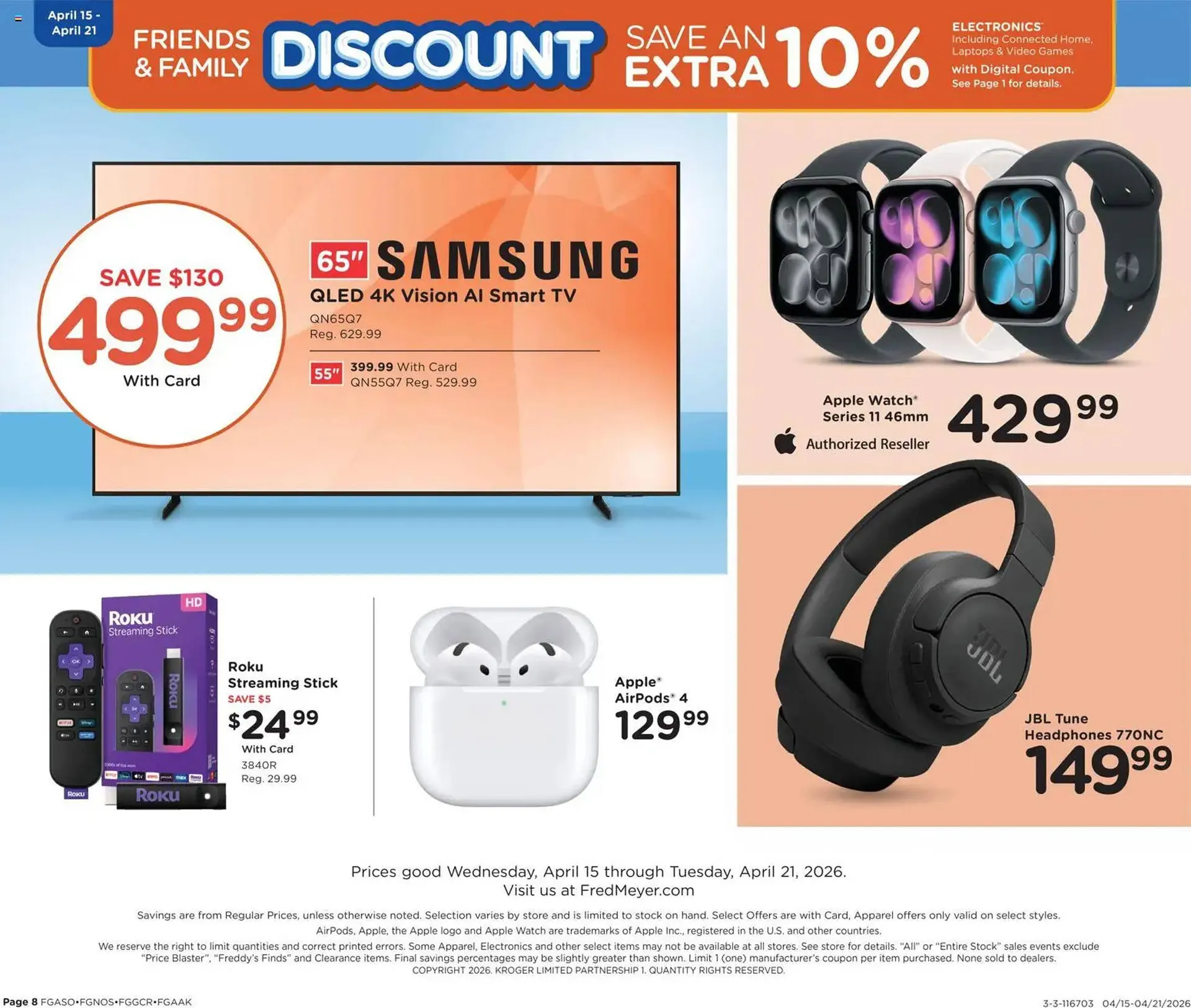 Weekly ad Fred Meyer weekly ad from April 15 to April 21 2026 - Page 8