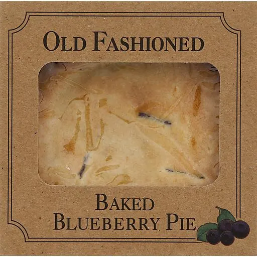Table Talk - Old Fashioned Baked Blueberry Pie