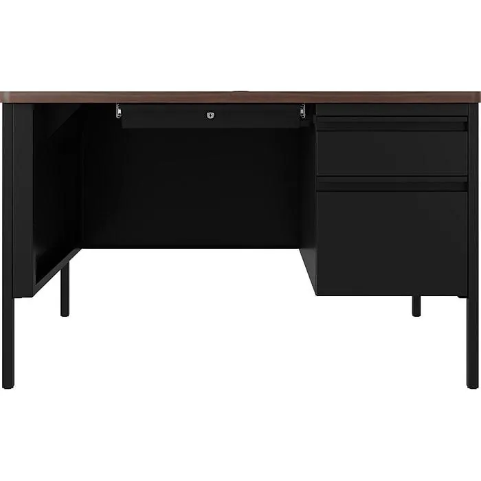 Hirsh 48"W Single-Pedestal Teacher's Desk,