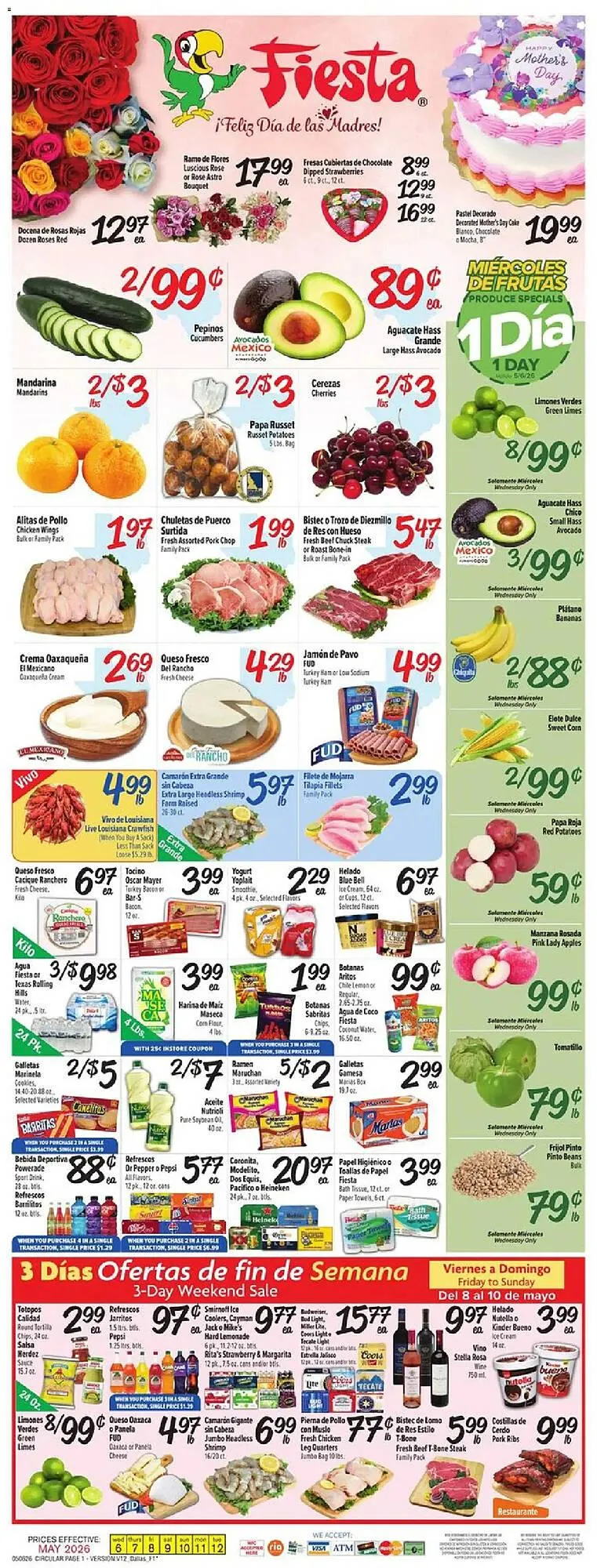 Weekly ad Fiesta Mart weekly ad from May 6 to May 13 2026 - Page 1