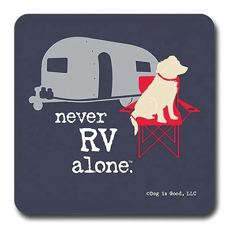 Never RV Alone Coaster
