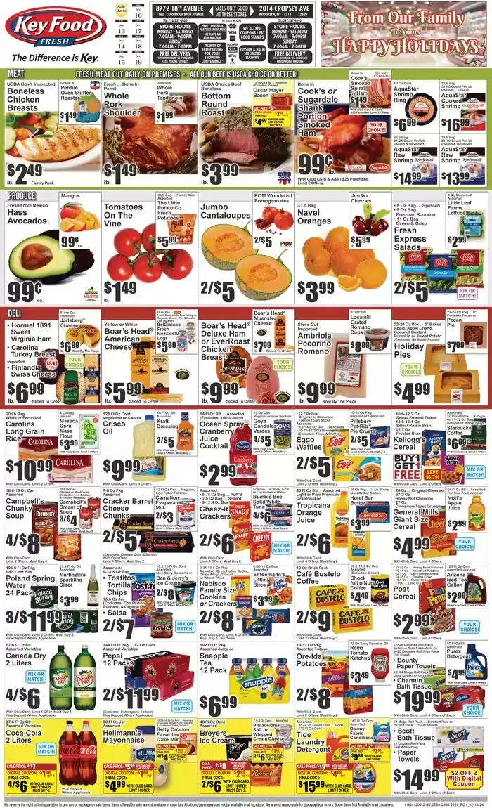 Weekly ad Great offer for bargain hunters from December 13 to December 19 2024 - Page 1