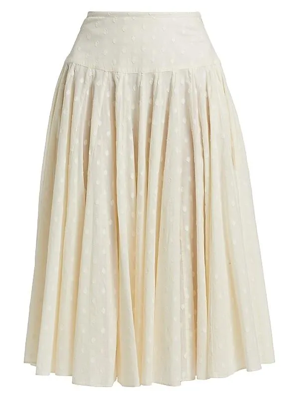 Luisa A-Line Midi-Skirt