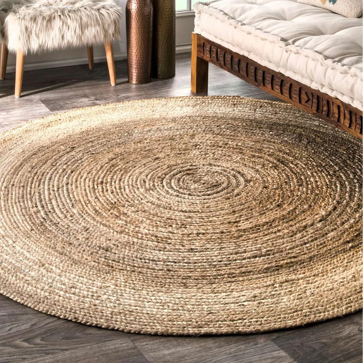 Natural Jute Area Rug