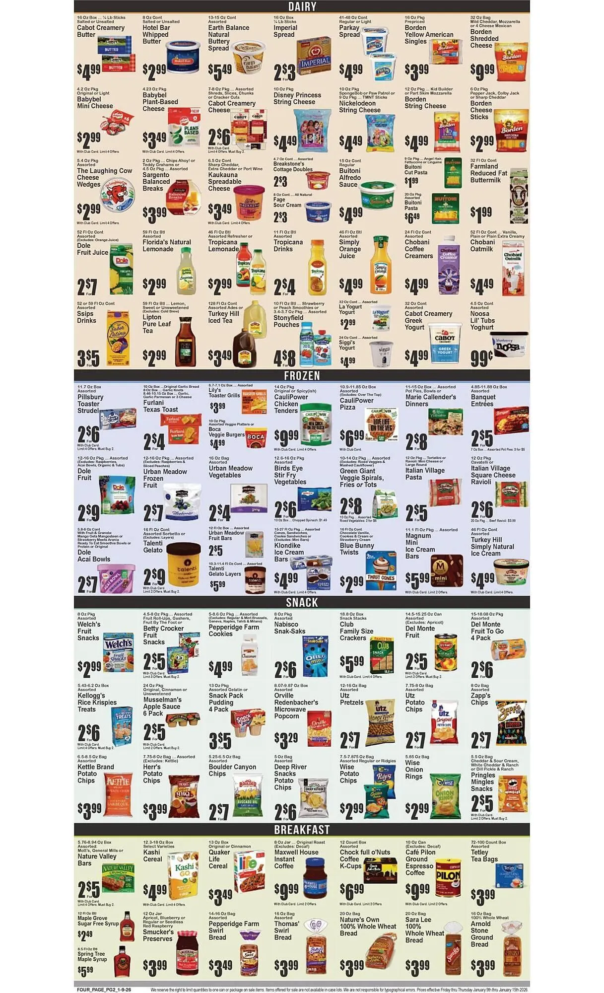 Weekly ad Food Universe circular from January 9 to January 15 2026 - Page 3