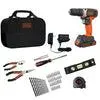 20V MAX* Cordless Drill With 49-Piece Home Project Kit