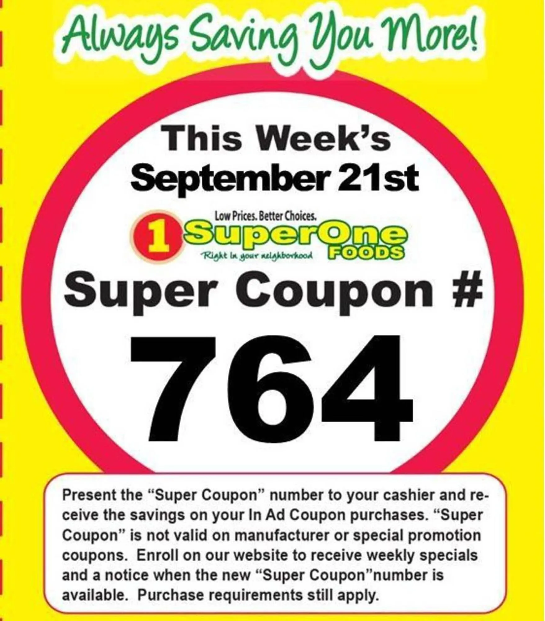 Weekly ad Miners County Market weekly ad from September 21 to September 27 2025 - Page 1