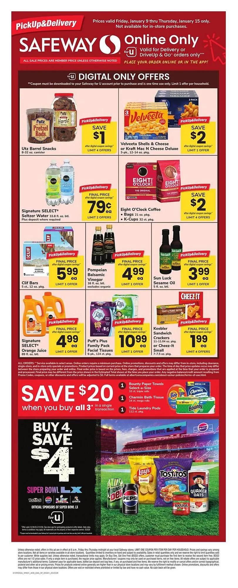Weekly ad Safeway weekly ad from January 9 to January 15 2026 - Page 1