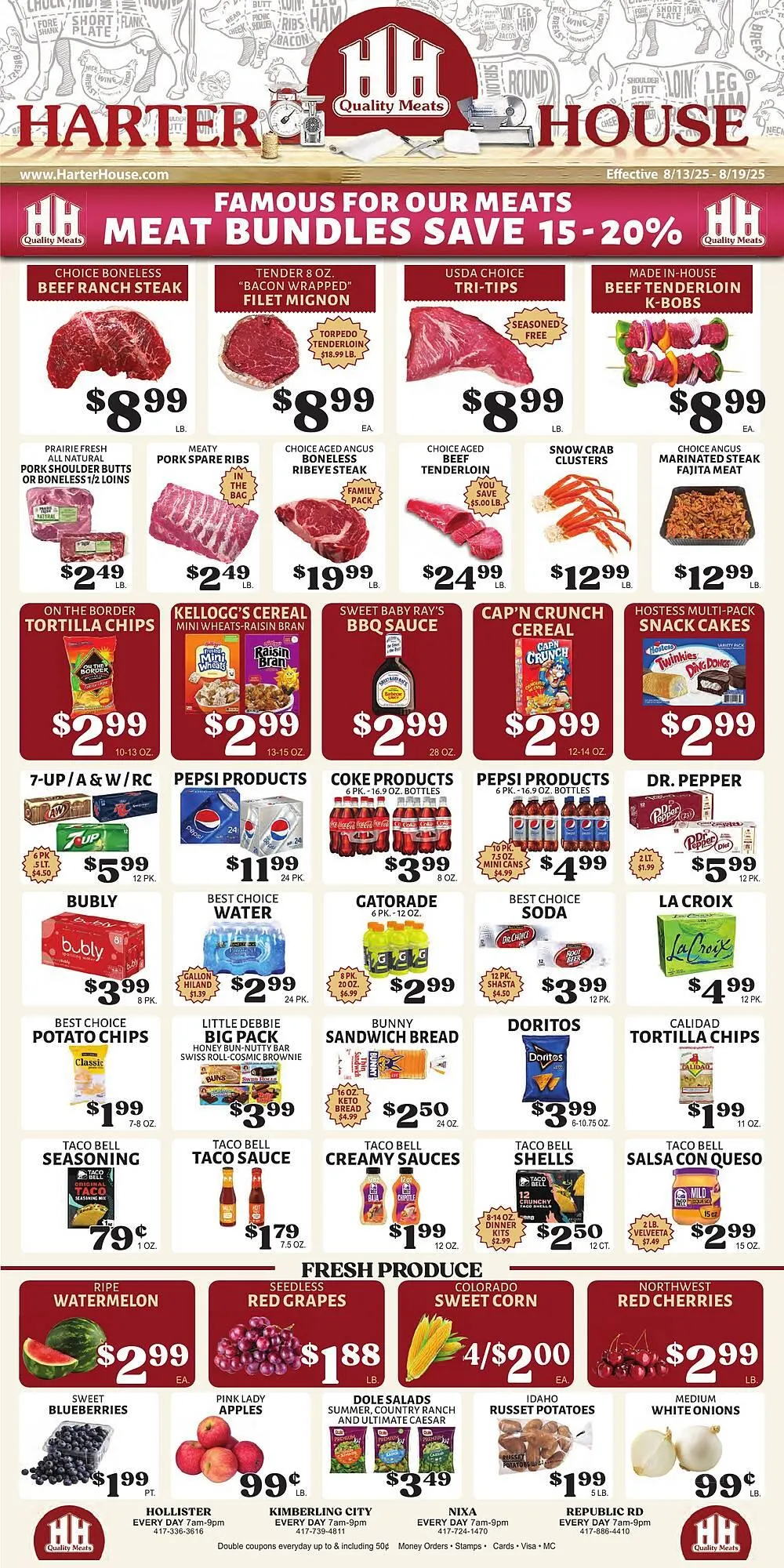 Harter House Weekly Ad - 1