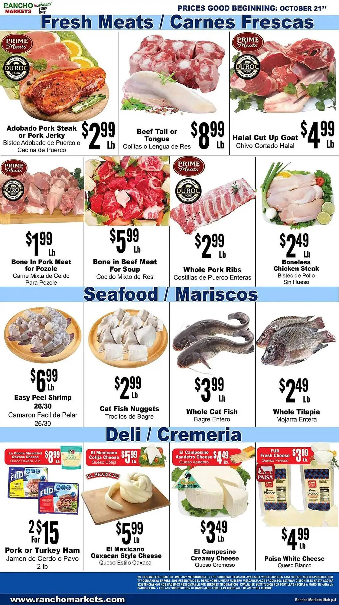 Weekly ad Rancho Markets weekly ad from October 21 to October 27 2025 - Page 4