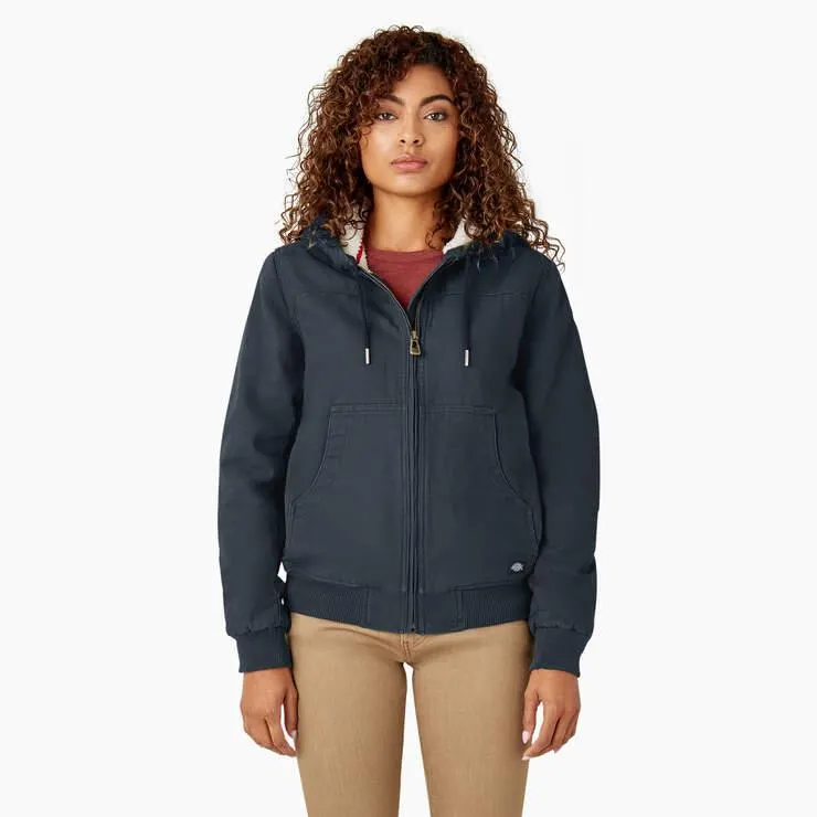 Women's Fleece Lined Duck Canvas Jacket