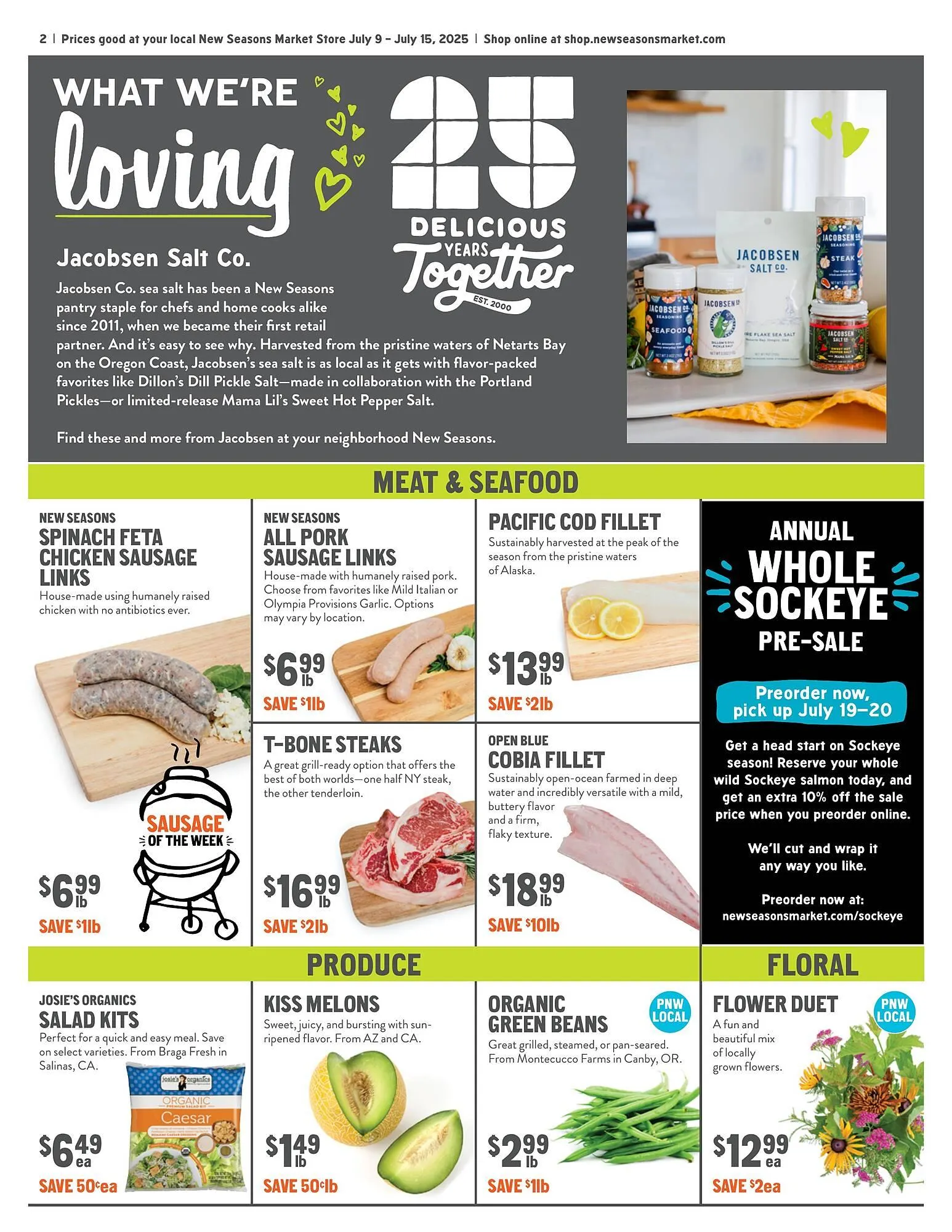 Weekly ad New Seasons Market ad from July 9 to July 15 2025 - Page 2