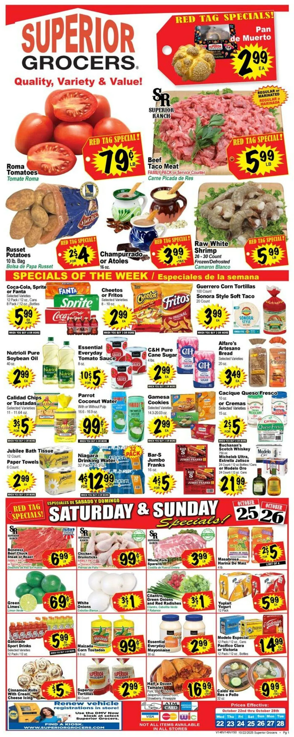 Weekly ad Northgate Market from October 22 to October 28 2025 - Page 1