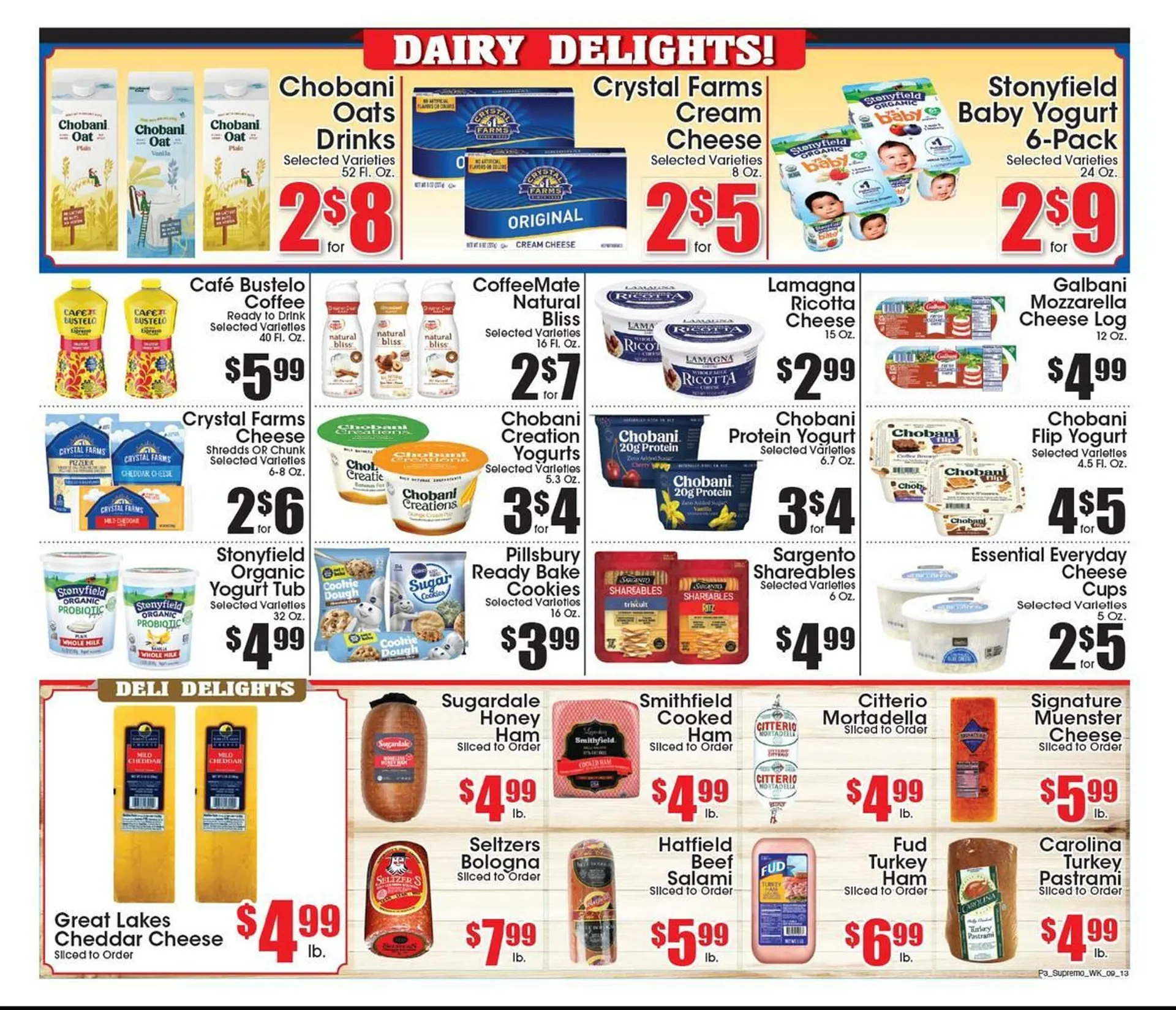 Weekly promotion Supremo Foods Inc weekly ad spanning from September 13 to September 19 2025 - Page 3 for Catalogue 365