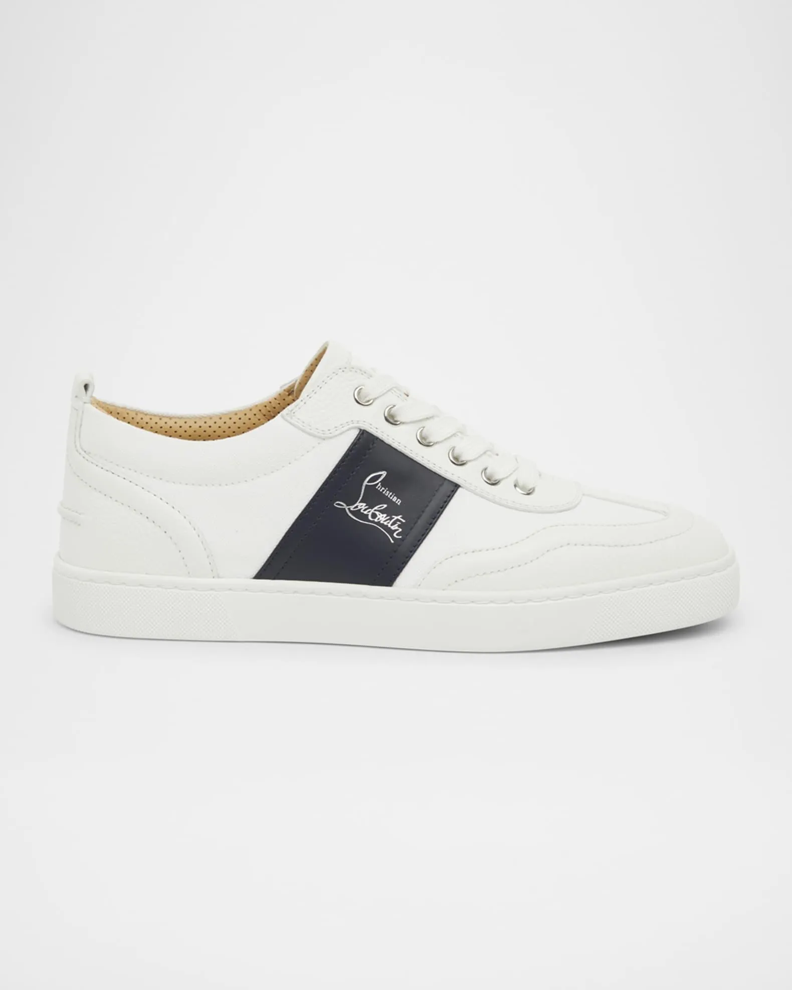 Men's Retero Canvas and Leather Low-Top Sneakers