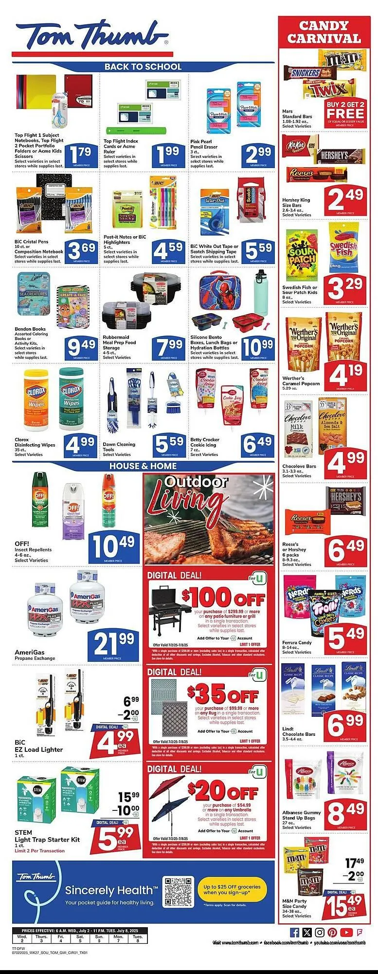 Weekly ad Tom Thumb Weekly Ad from July 2 to July 8 2025 - Page 4