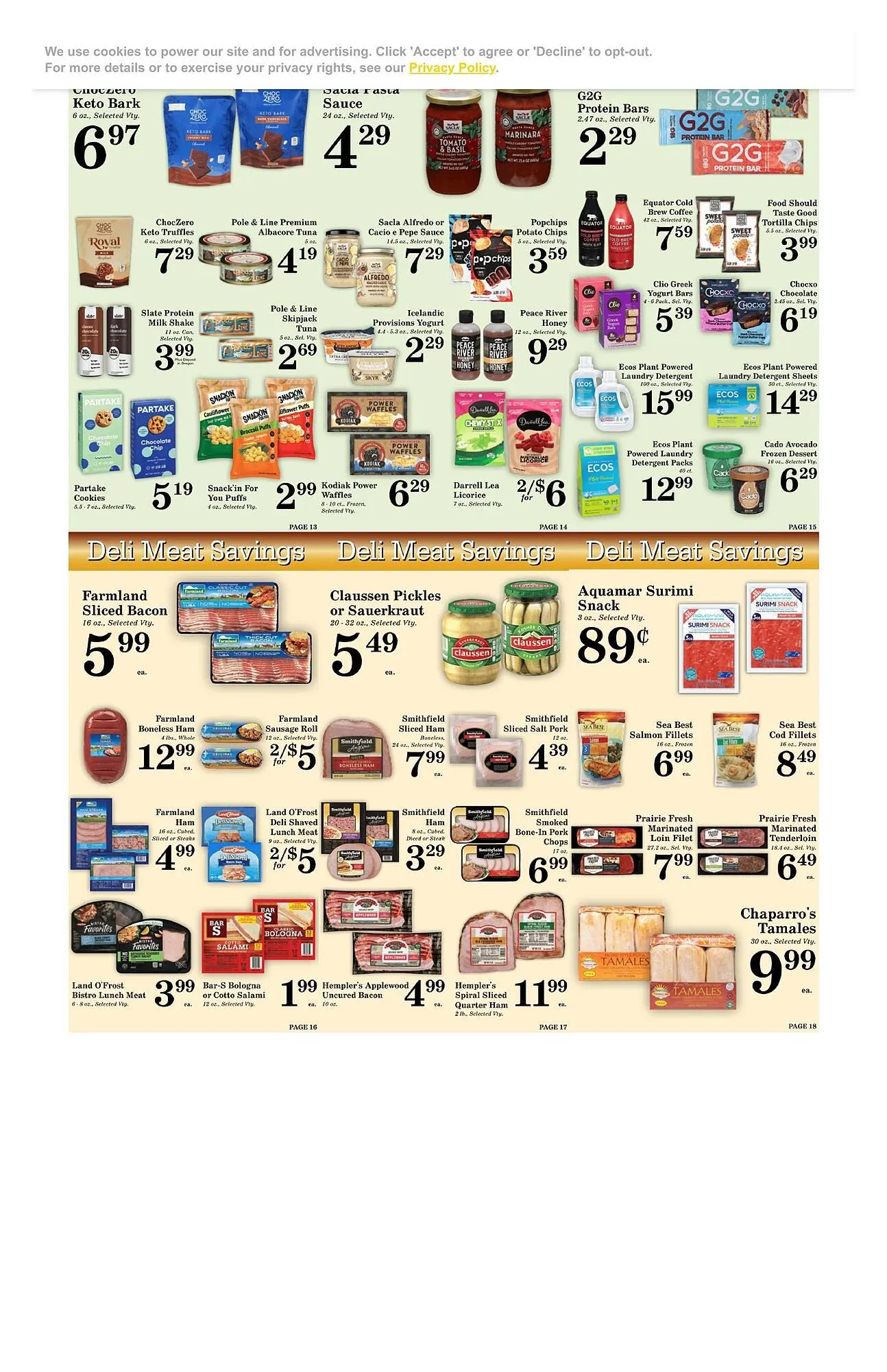 Weekly promotion Harvest Foods weekly ad spanning from April 18 to April 21 2026 - Page 3 for Catalogue 365