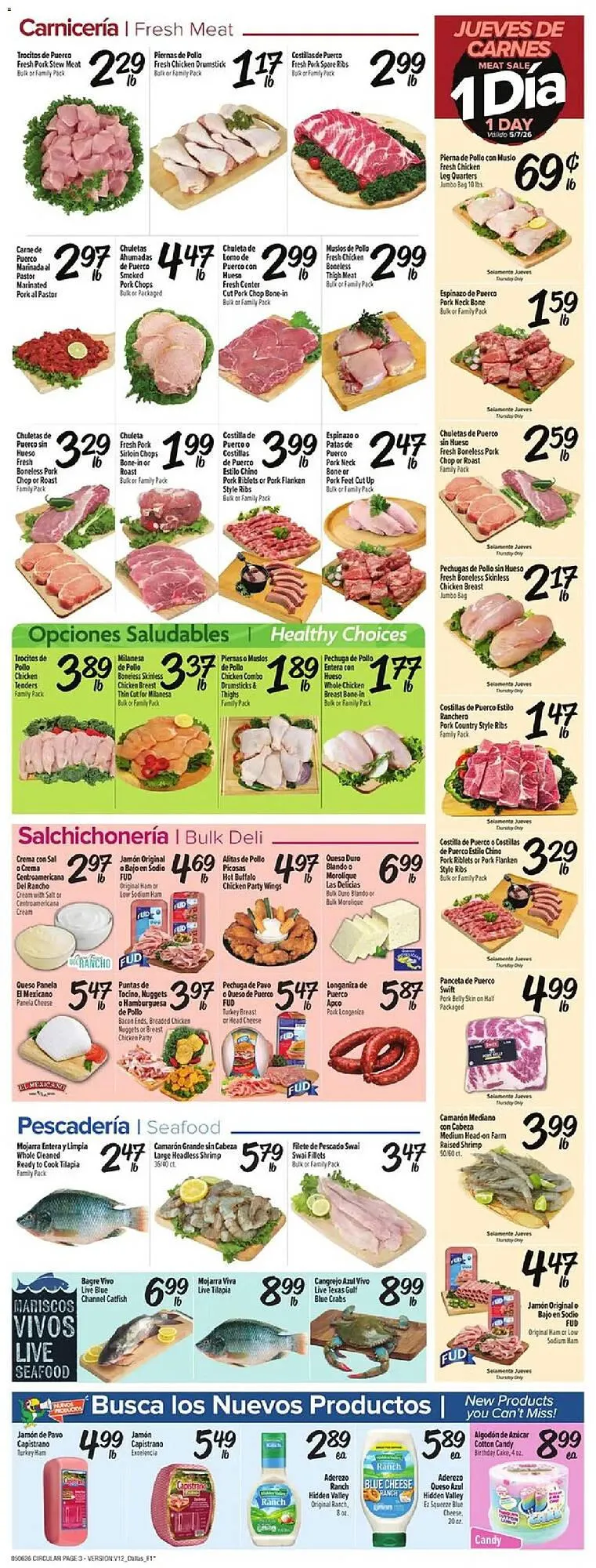 Weekly promotion Fiesta Mart weekly ad spanning from May 6 to May 13 2026 - Page 3 for Catalogue 365