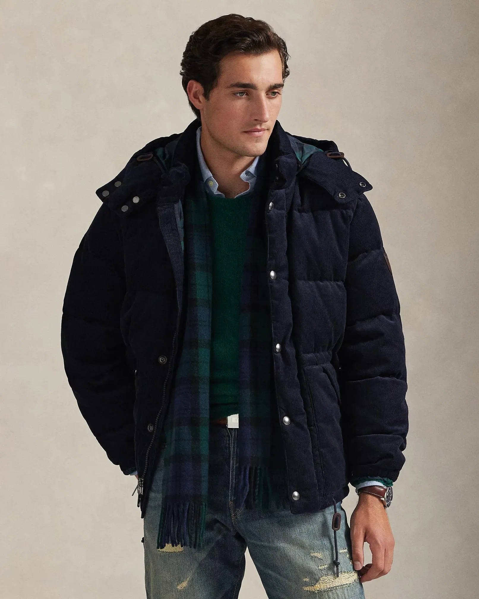 The Wainwright Corduroy Down Jacket