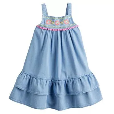 Girls 4-12 Jumping Beans® Dropped Waist Tank Top Dress