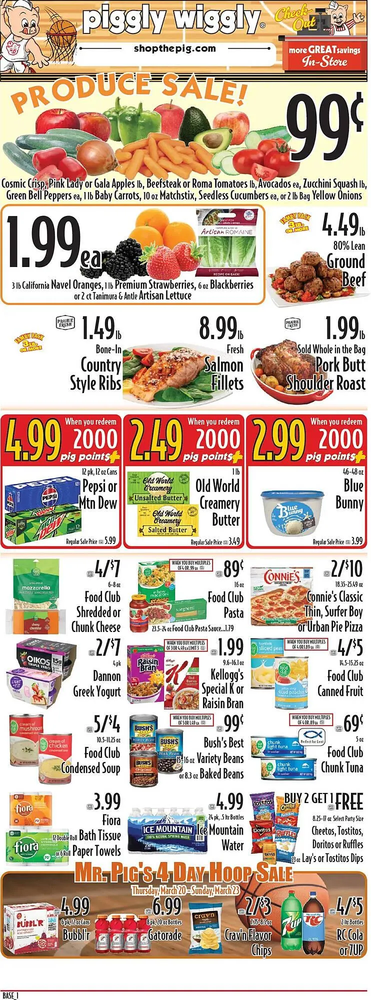 Catálogo de Piggly Wiggly Weekly Ad 26 de marzo al 1 de abril 2025 - Página 1