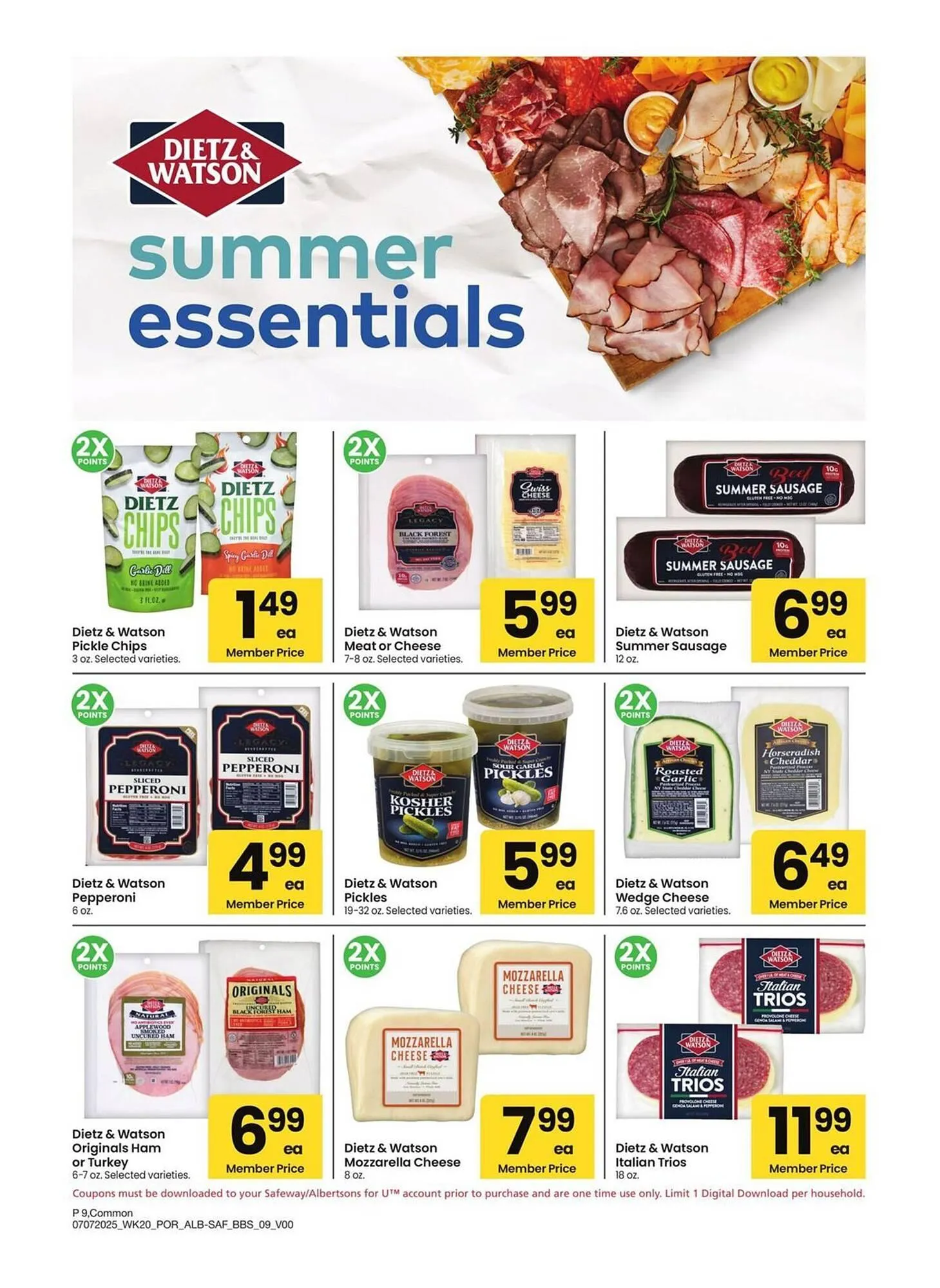 Weekly ad Albertsons Weekly Ad from July 7 to August 3 2025 - Page 9
